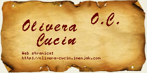 Olivera Cucin vizit kartica